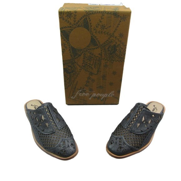Free People Shoes - Free People Black Paramount Slip On Clog Mules